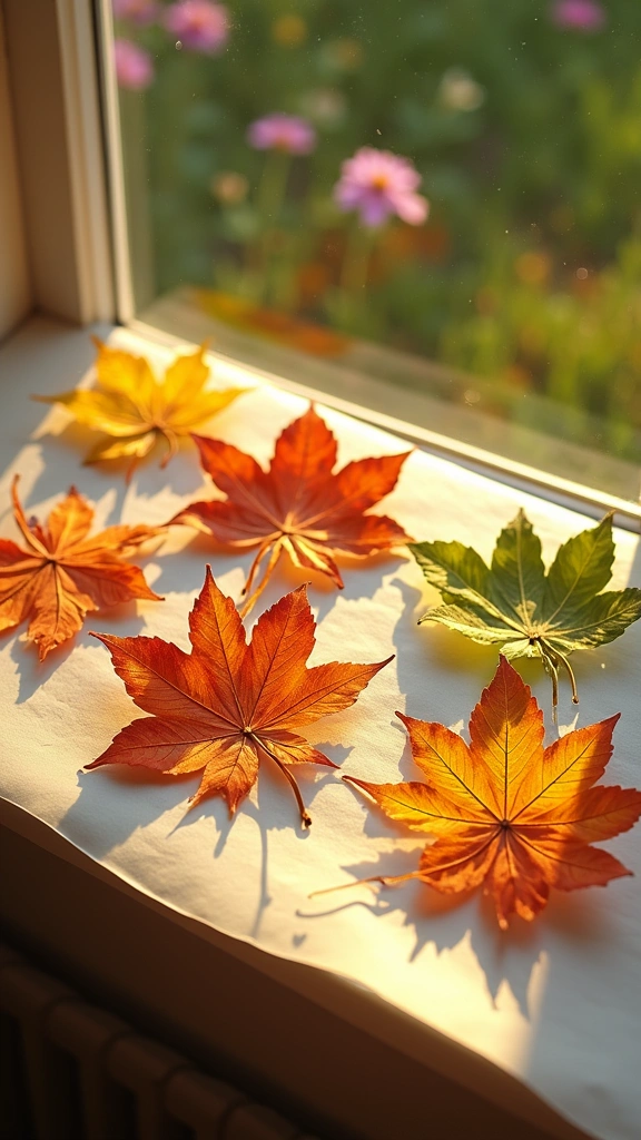 Leaf Suncatchers