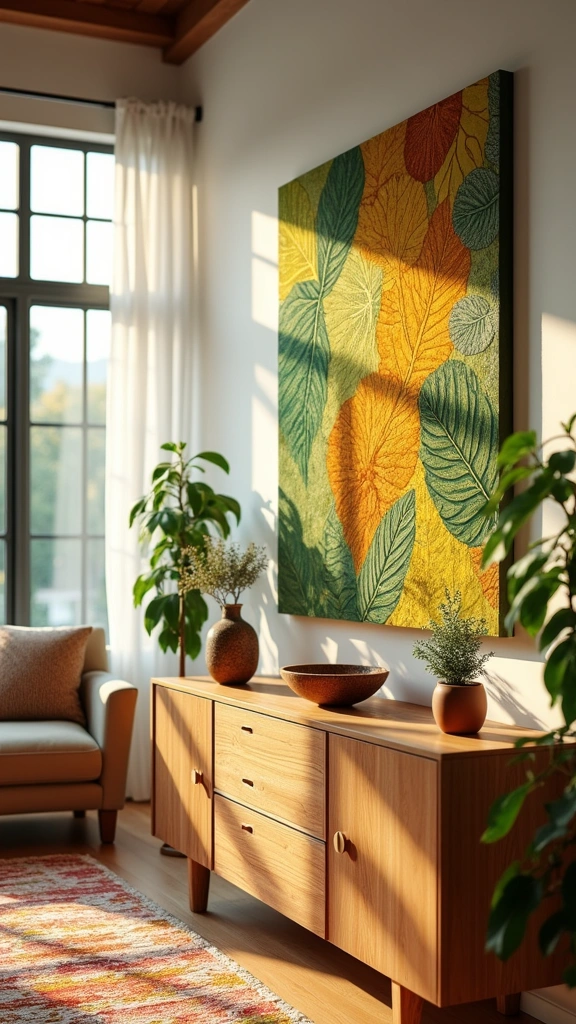 Leaf Rubbing Wall Art