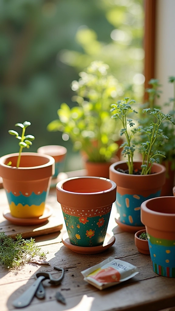 Flower Pot Painting