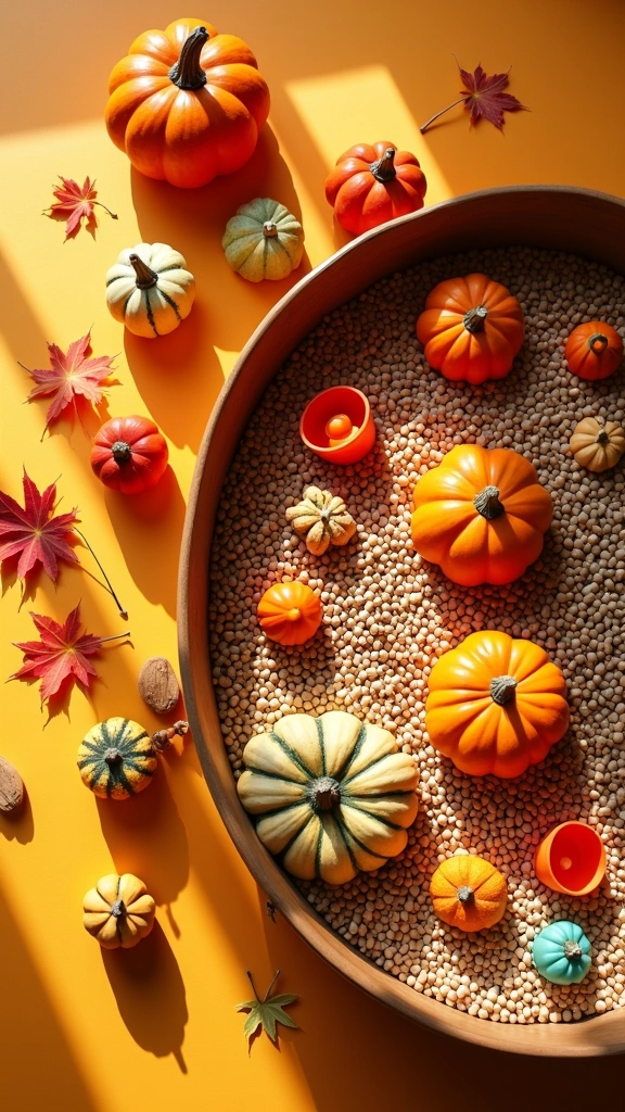Pumpkin Sensory Bin