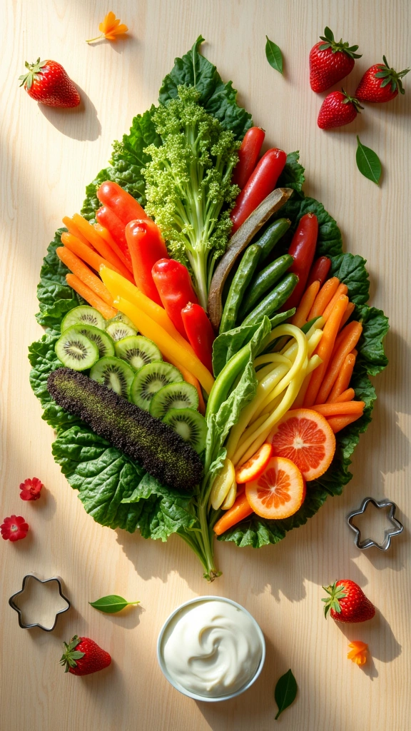 Edible Leaf Art