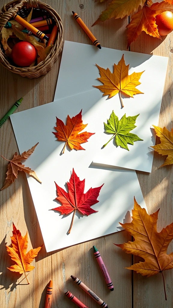 Leaf Rub Art