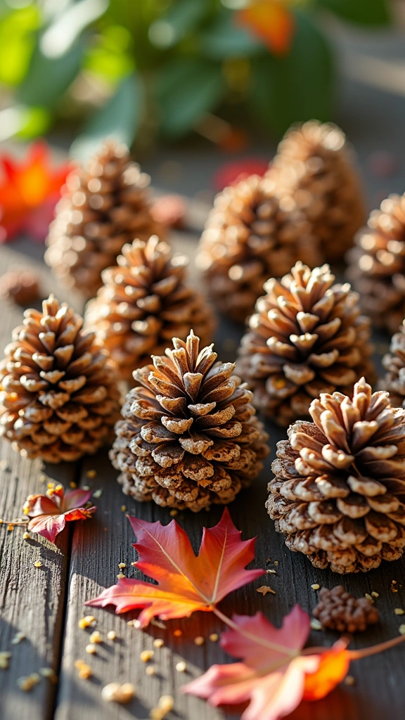 Pine Cone Bird Feeders