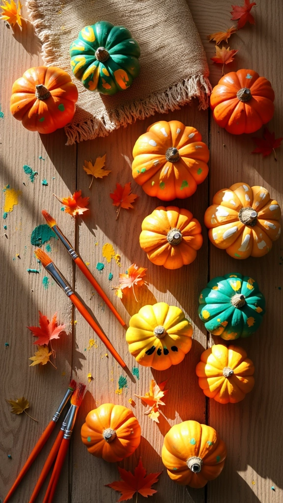 Mini Pumpkin Painting