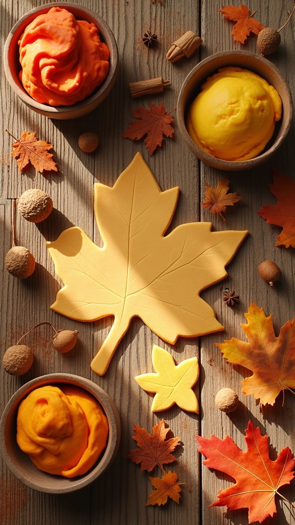 Fall Themed Play Dough