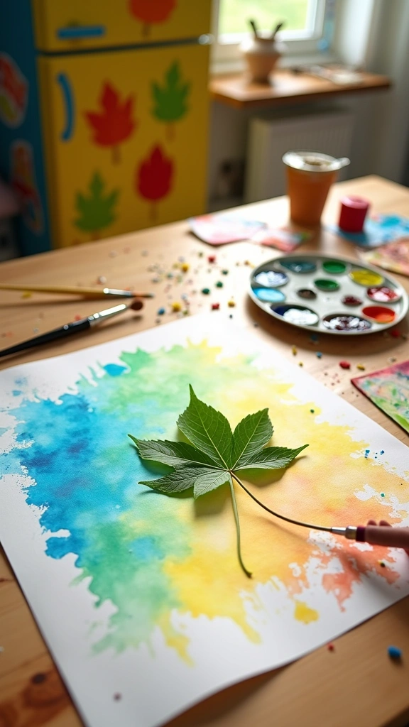 Leaf Silhouette Art