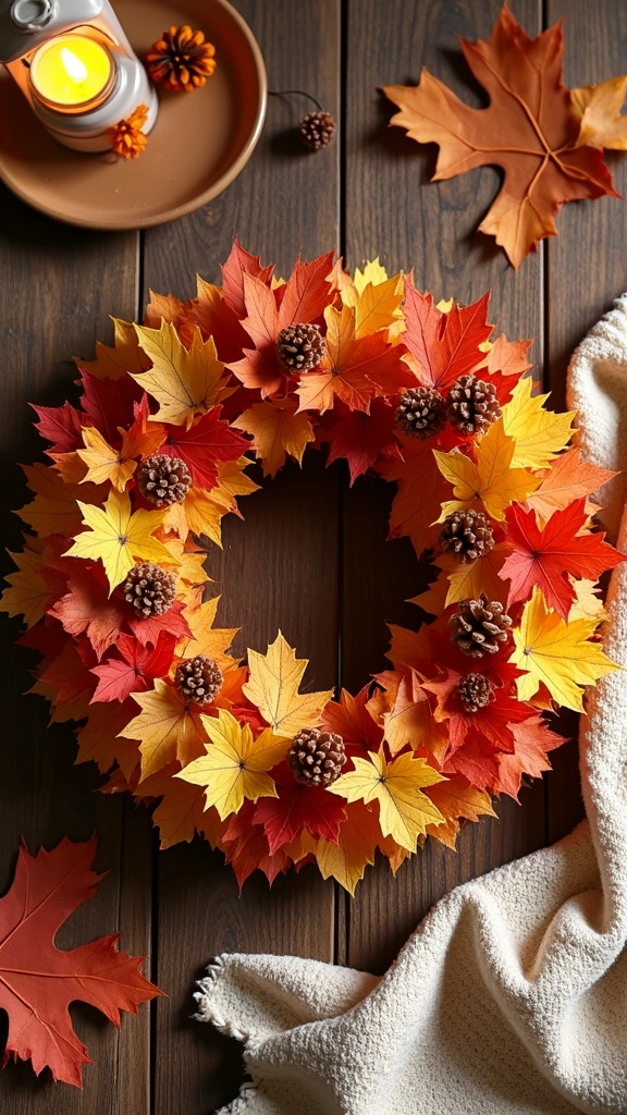 Fall Leaf Wreath