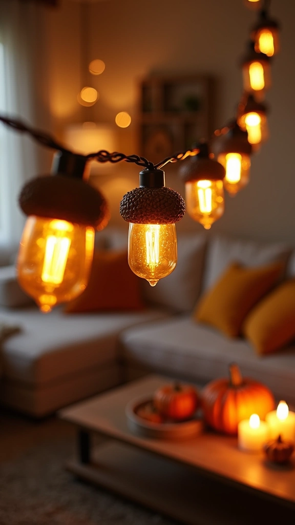 Acorn String Lights