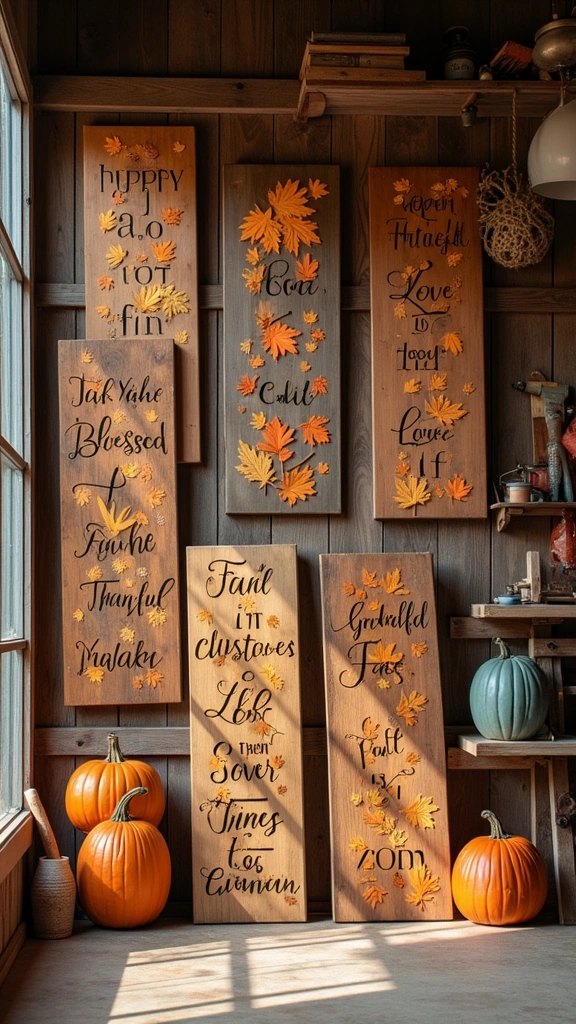 Fall-Themed Wall Art