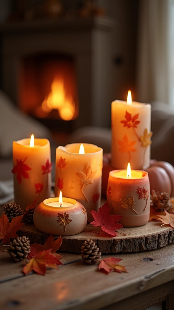 Clay Candle Holders
