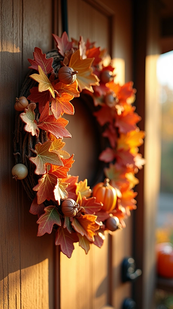 Clay Fall Wreath