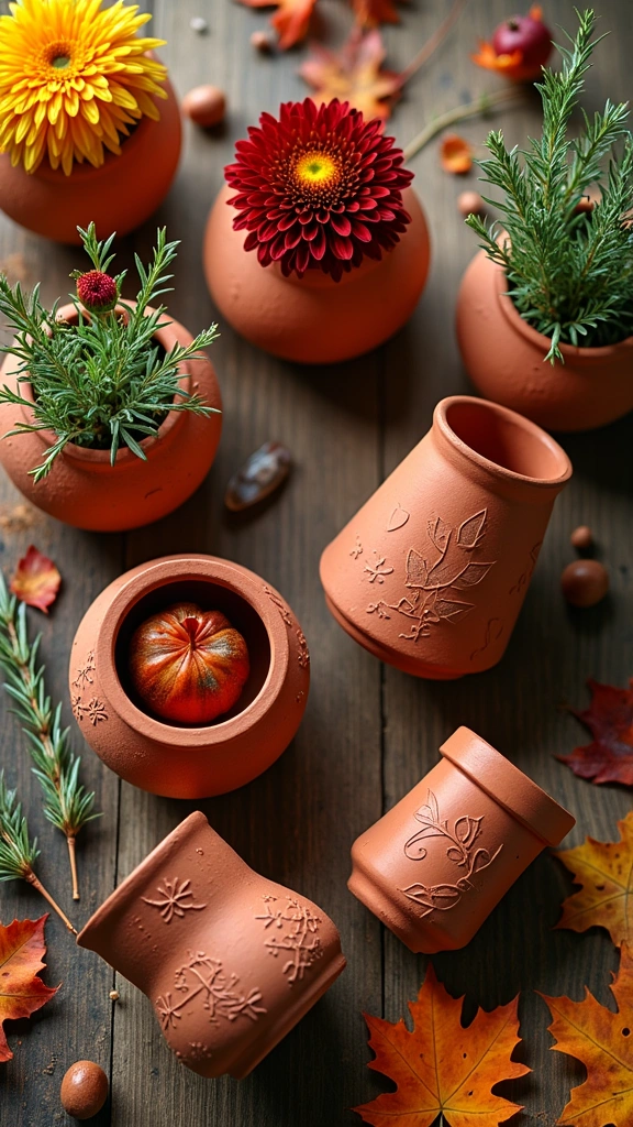 Clay Flower Pots