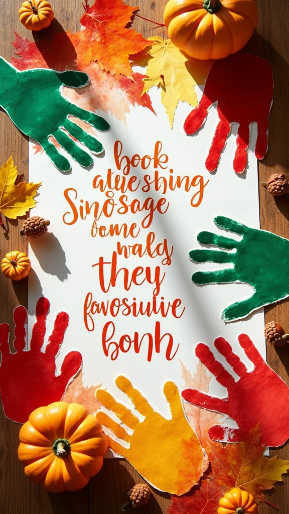 Handprint Fall Quotes