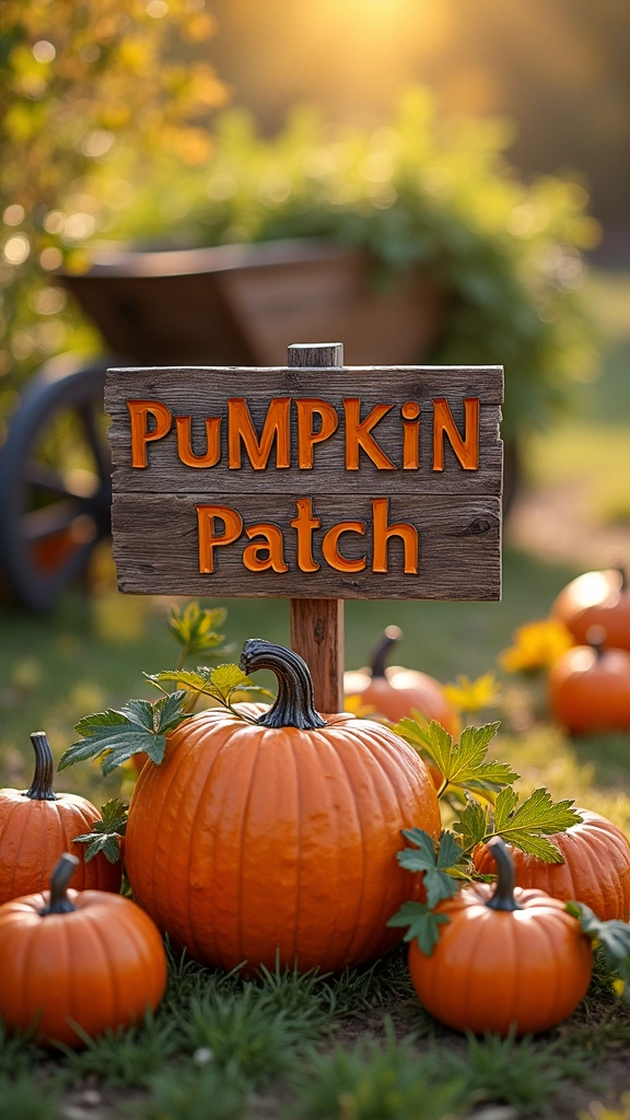 Pumpkin Patch Sign