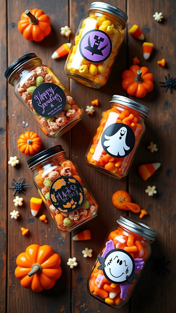 Halloween Snack Jars