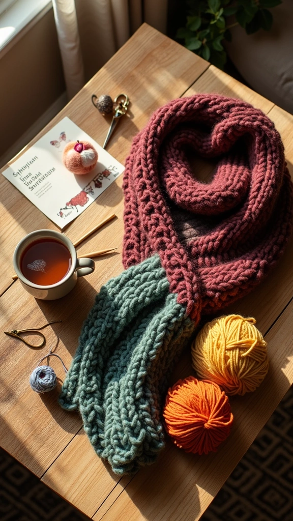 Cozy Knit Scarves