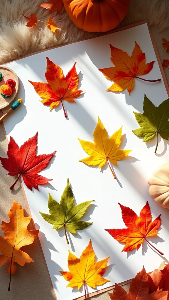 Leaf Print Art