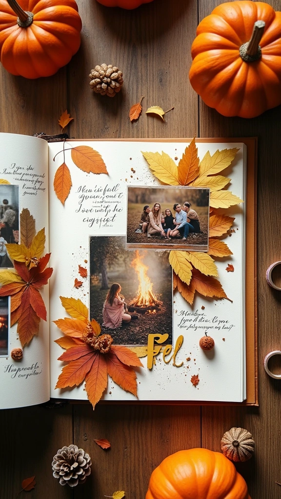Fall Scrapbook Page
