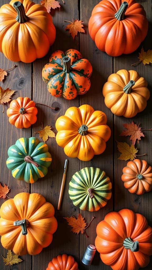 Paper Mache Pumpkins