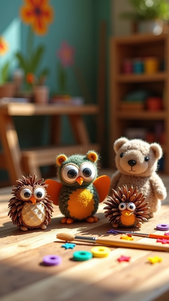 Pine Cone Animals