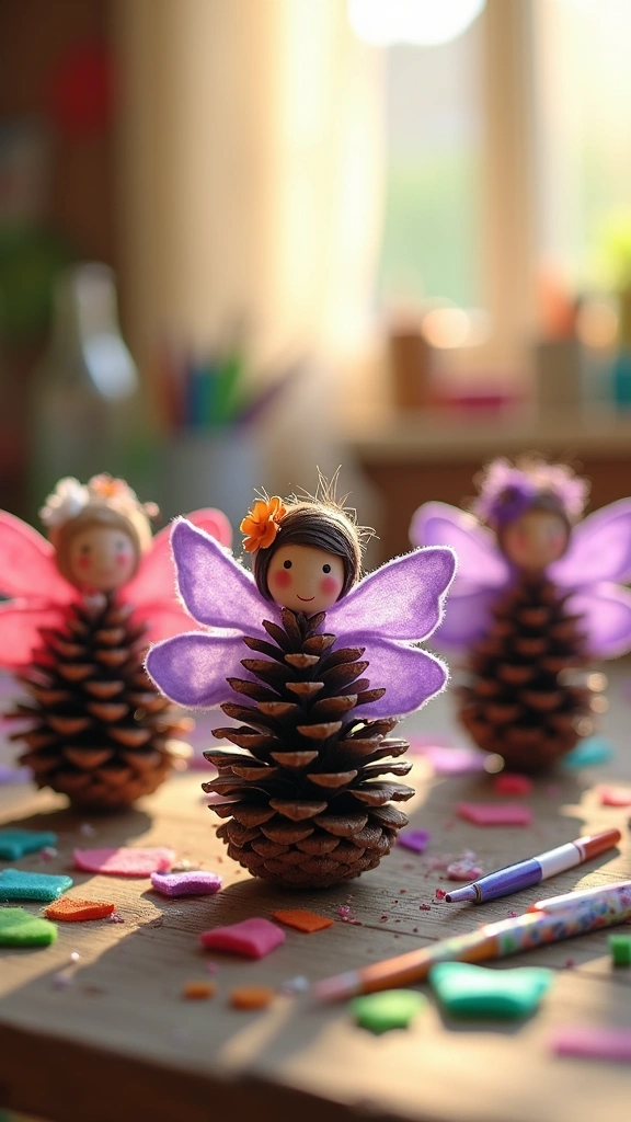 Pine Cone Fairies