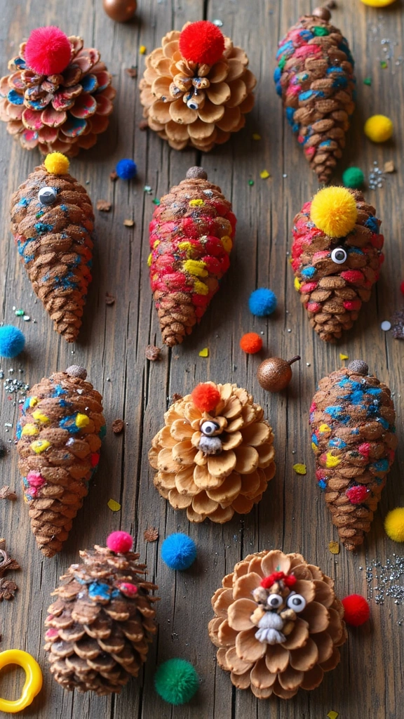 Pine Cone Magnets