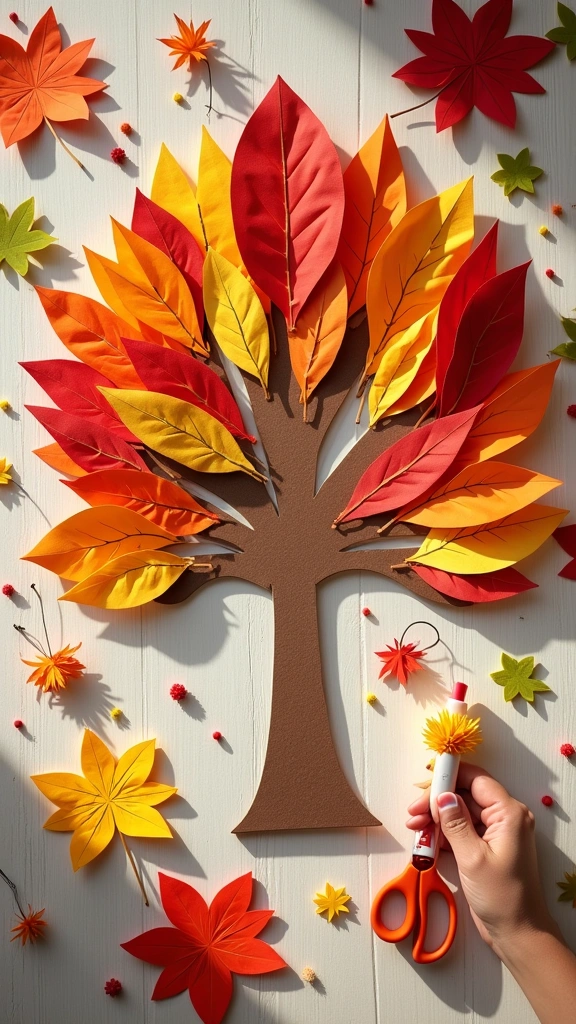 Fall Tree Collage