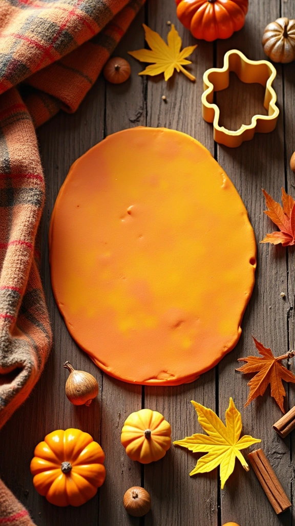 Fall-Themed Play Dough