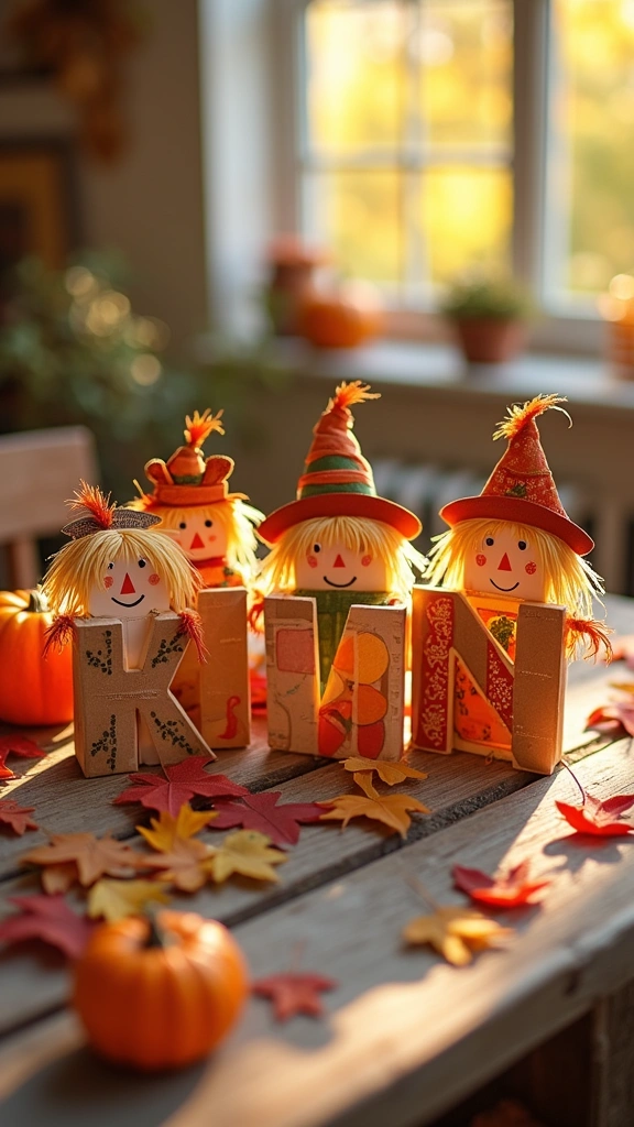 Scarecrow Alphabet Art