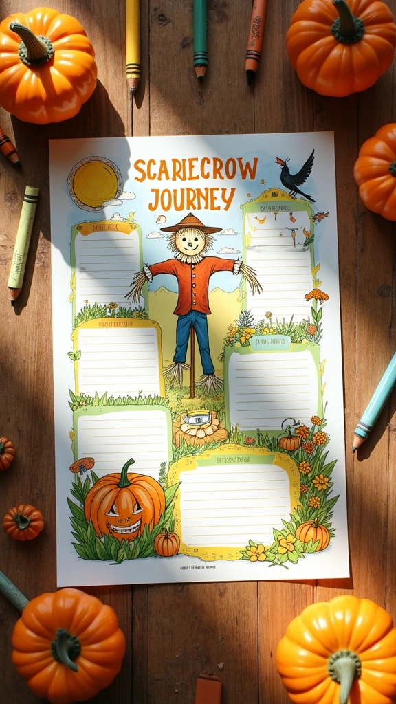 Scarecrow Journey Storytelling Printable