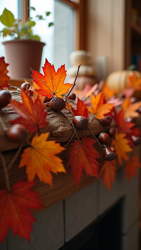 Acorn and Maple Leaf Garlands