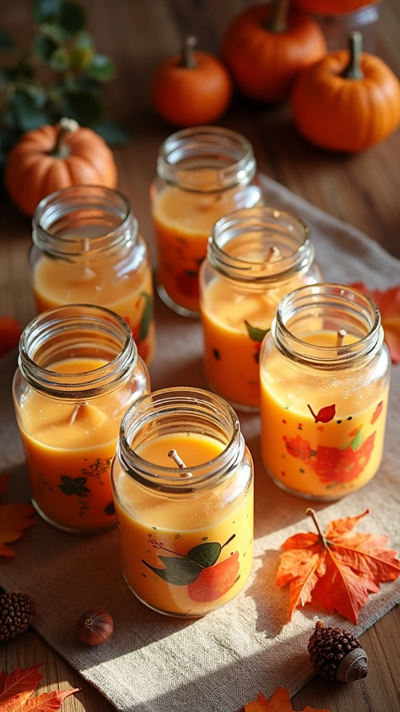 Scented Fall Candles