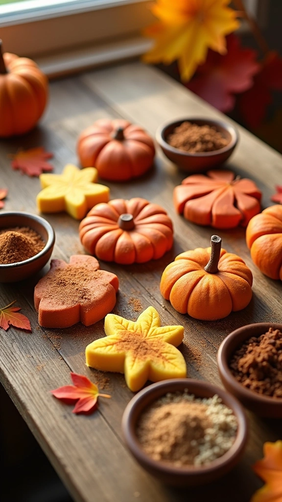 Fall-Themed Play Dough
