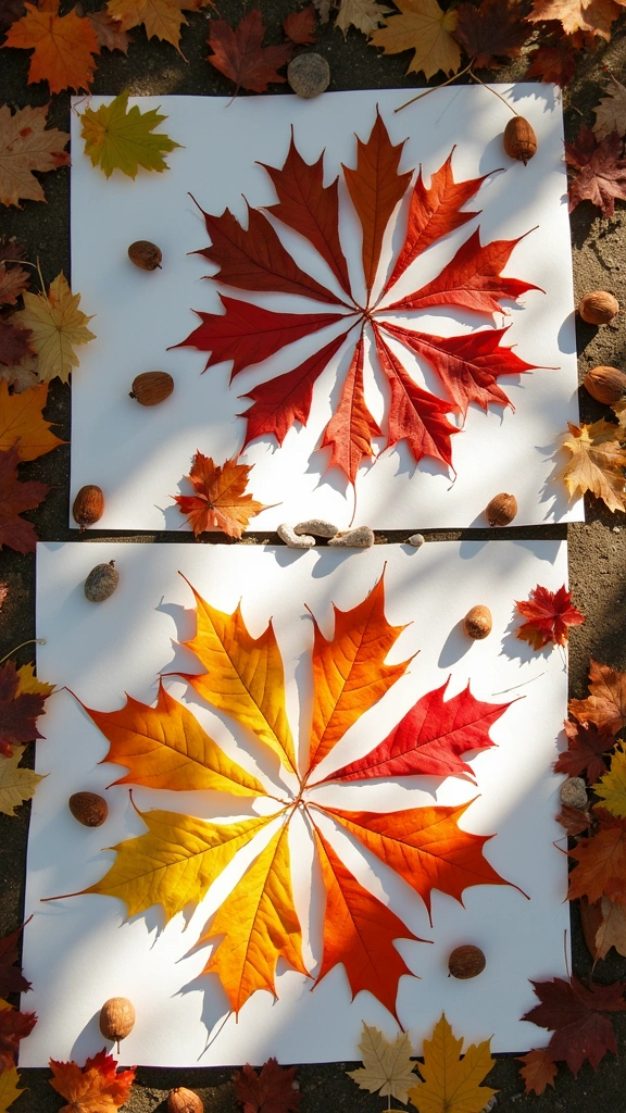 Fall Leaf Mandalas
