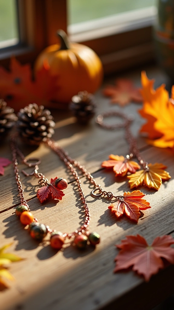 Fall-Themed Jewelry