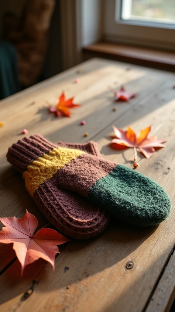 Upcycled Sweater Mittens