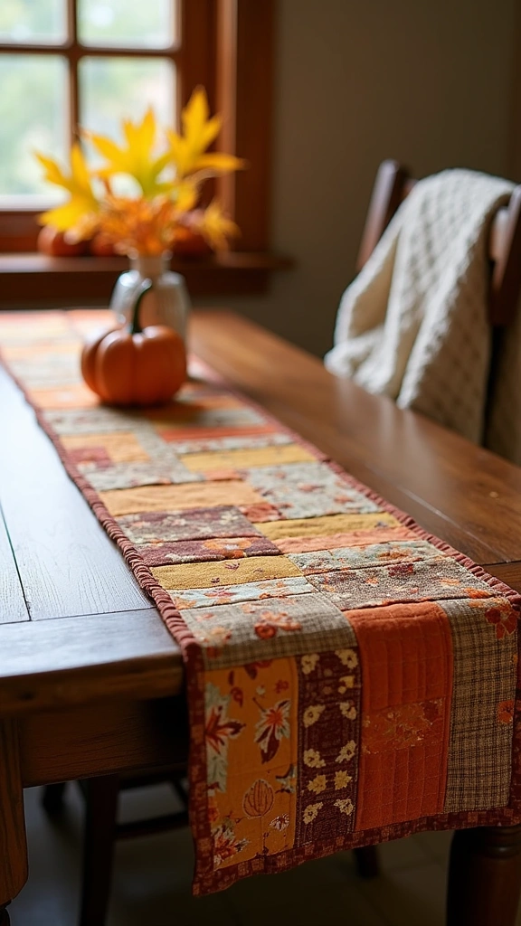 Fabric Scrap Table Runner
