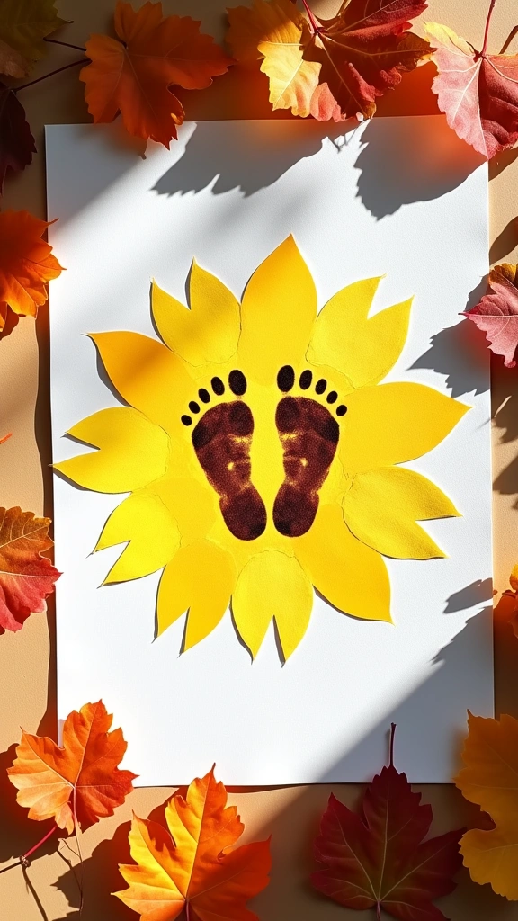 Sunflower Footprints