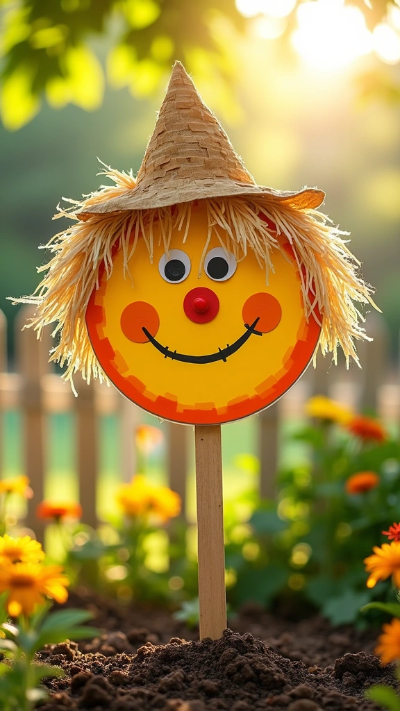 CD Scarecrow Craft