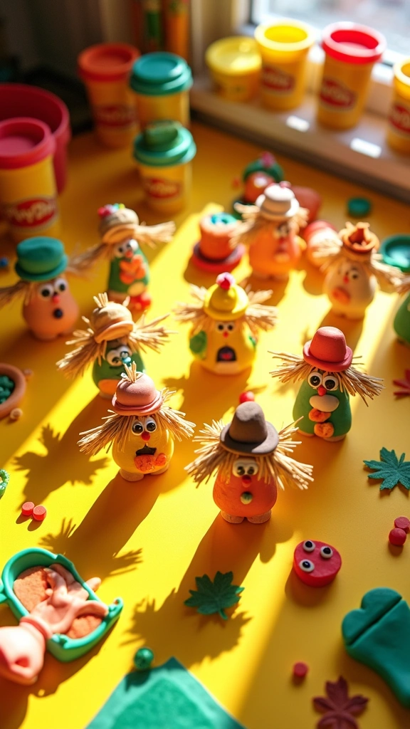 Play-Doh Scarecrow