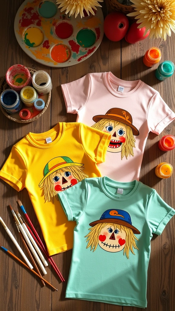 Scarecrow T-Shirt Painting