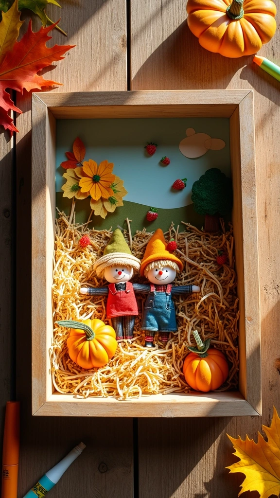 Scarecrow Shadow Box