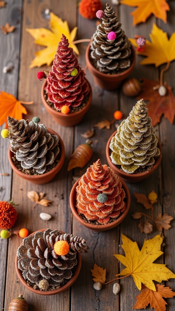 Pinecone Tree Decorations
