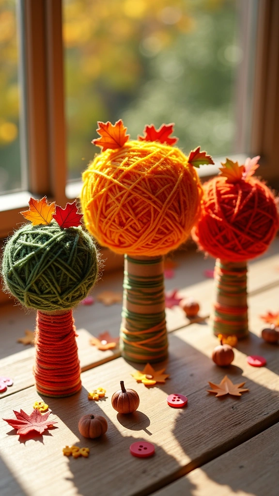 Yarn-Wrapped Trees