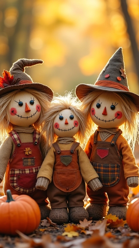Scarecrow Family Portrait