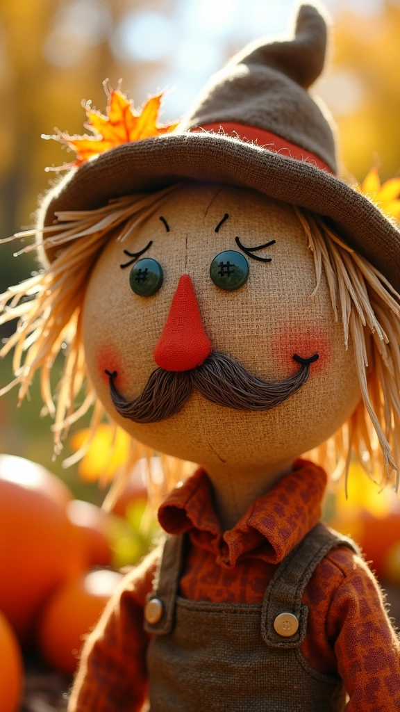 Scarecrow with a Moustache