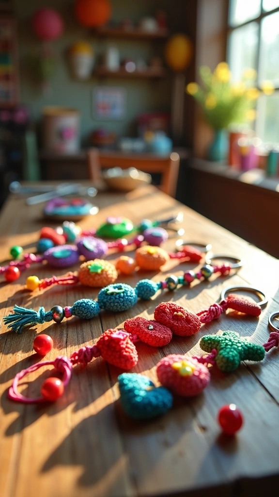 Beaded Keychains