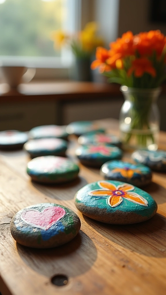 Painted Rock Coasters