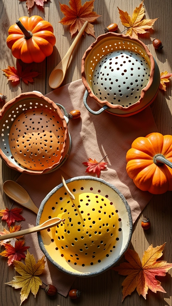 Autumn Colander Drumming
