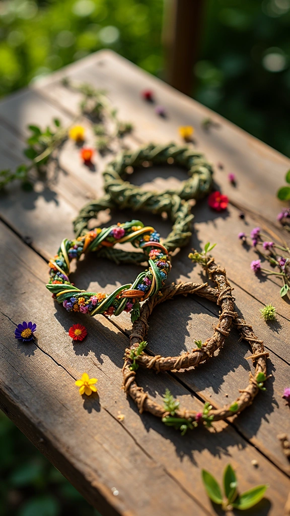 Friendship Bracelets from Nature